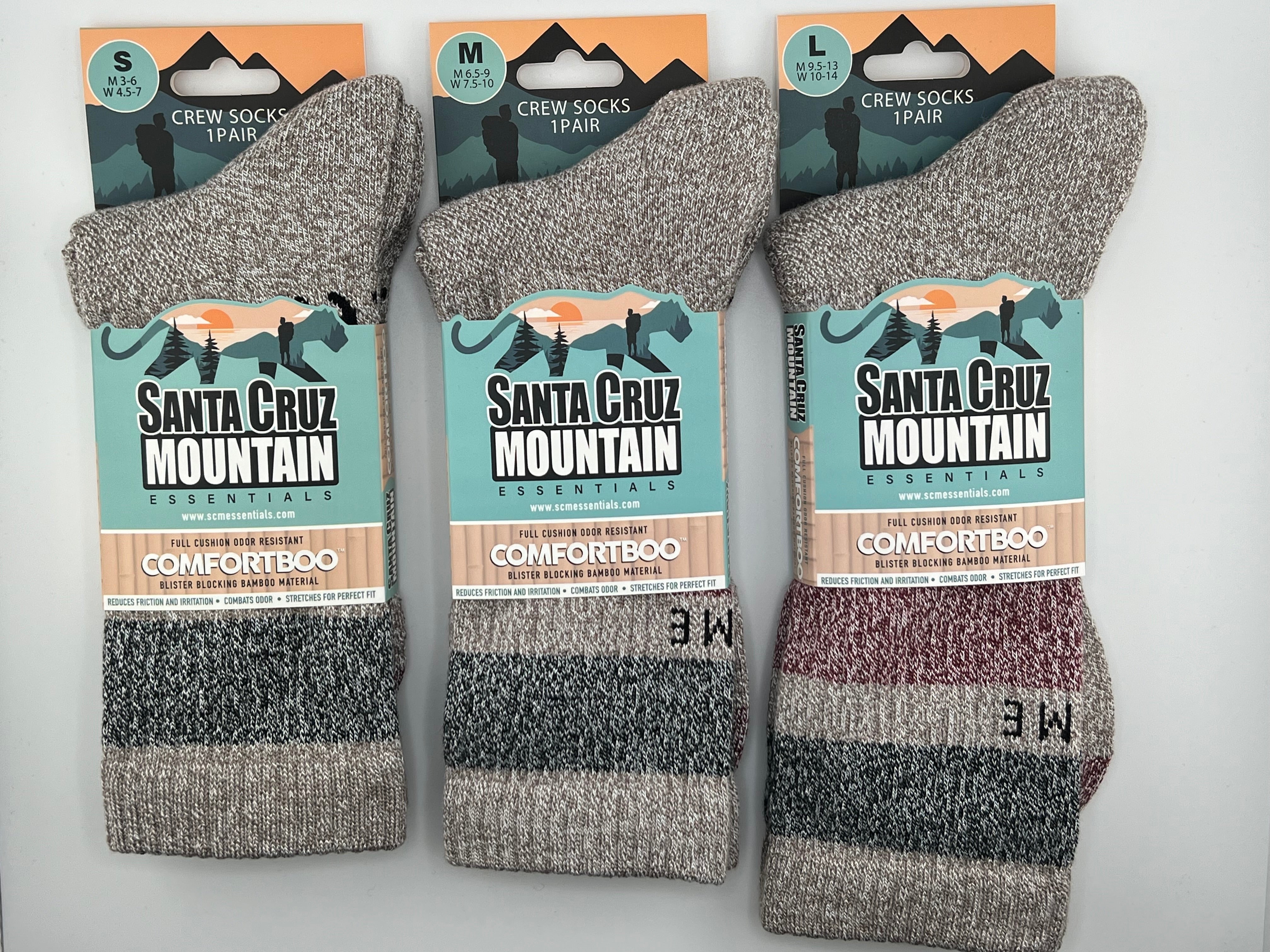 ComfortBoo Hiking Socks The Ultimate Blister-Blocking Bamboo Hiking Socks