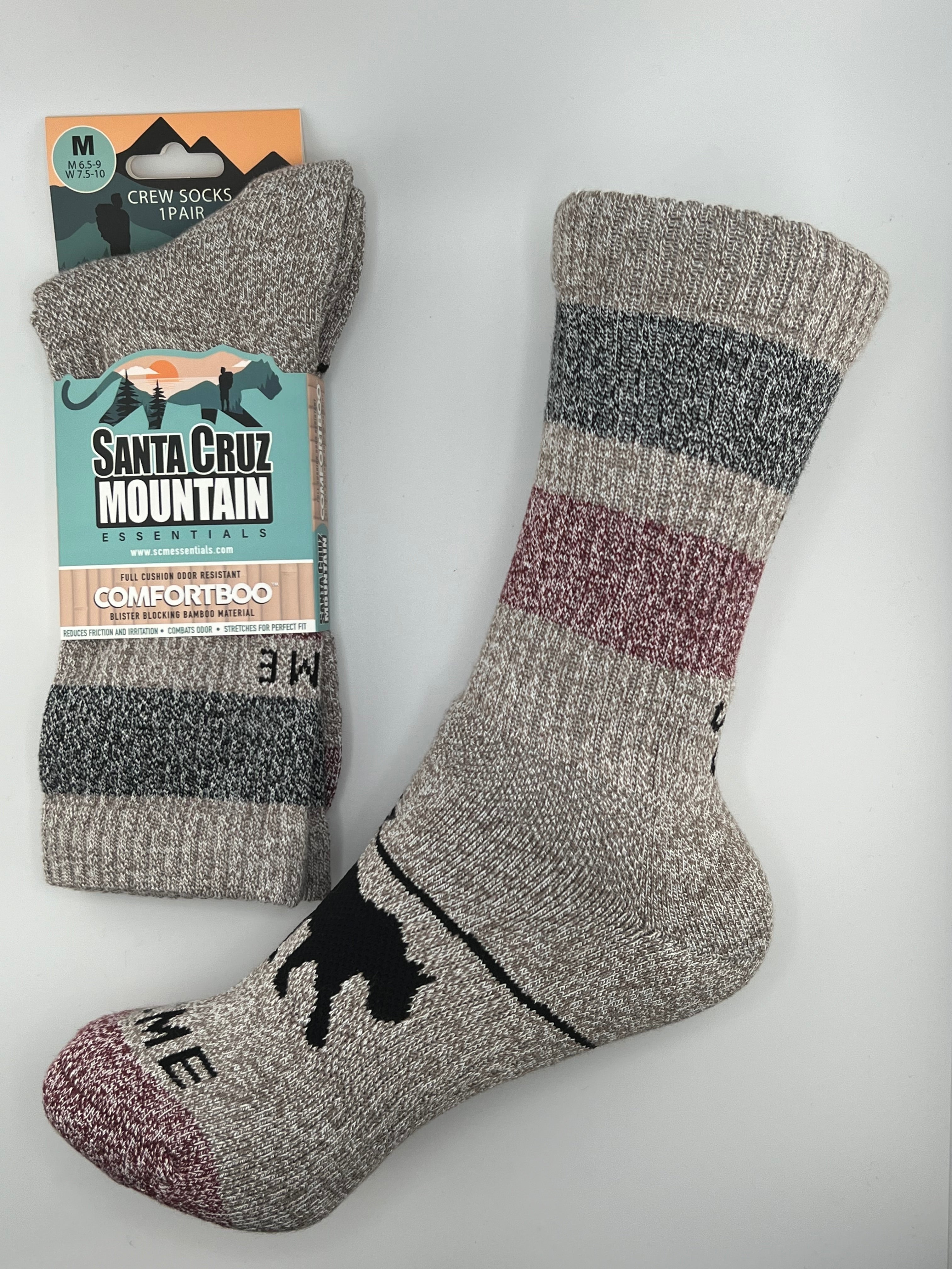 ComfortBoo Hiking Socks The Ultimate Blister-Blocking Bamboo Hiking Socks