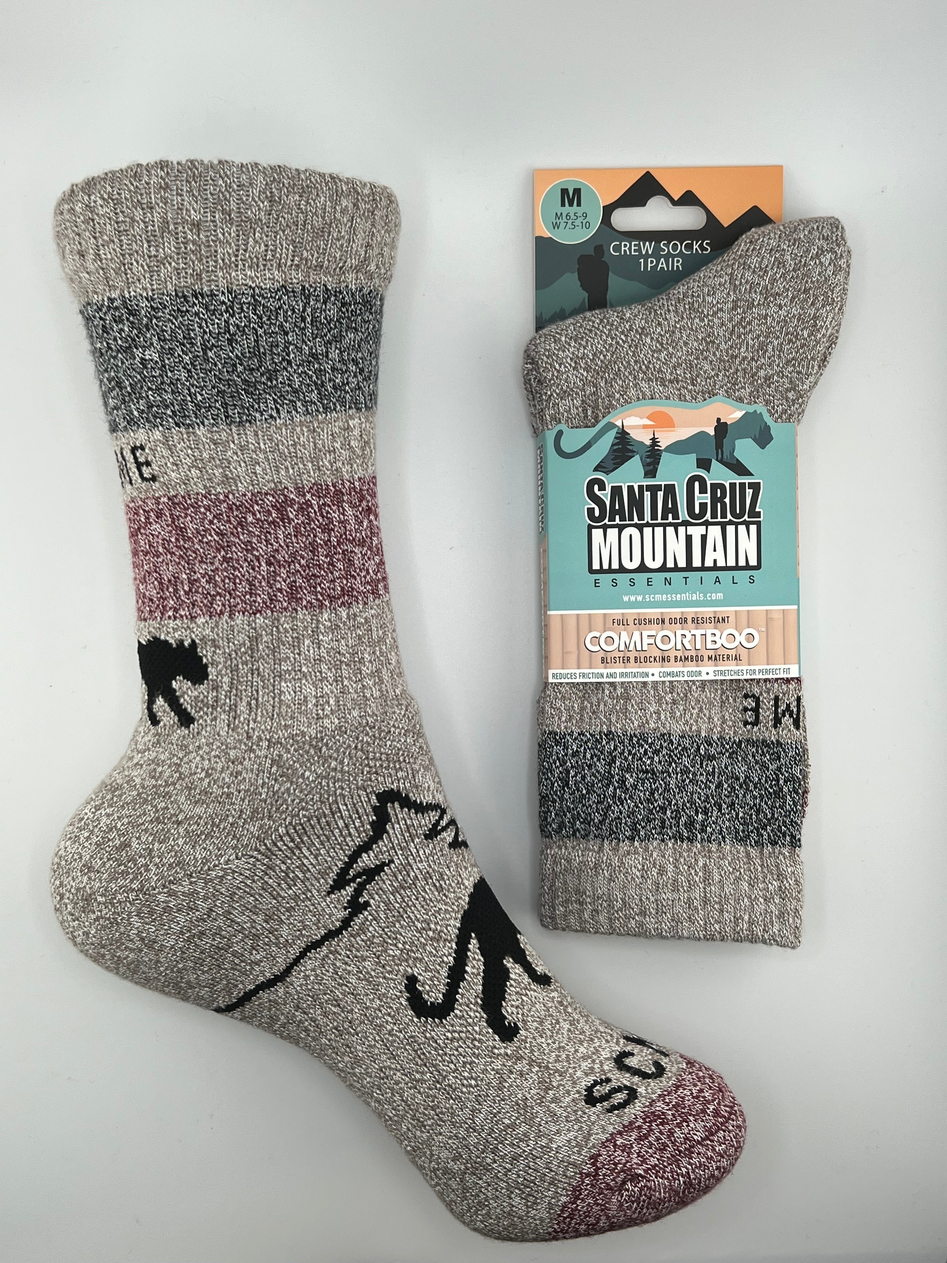 ComfortBoo Hiking Socks The Ultimate Blister-Blocking Bamboo Hiking Socks