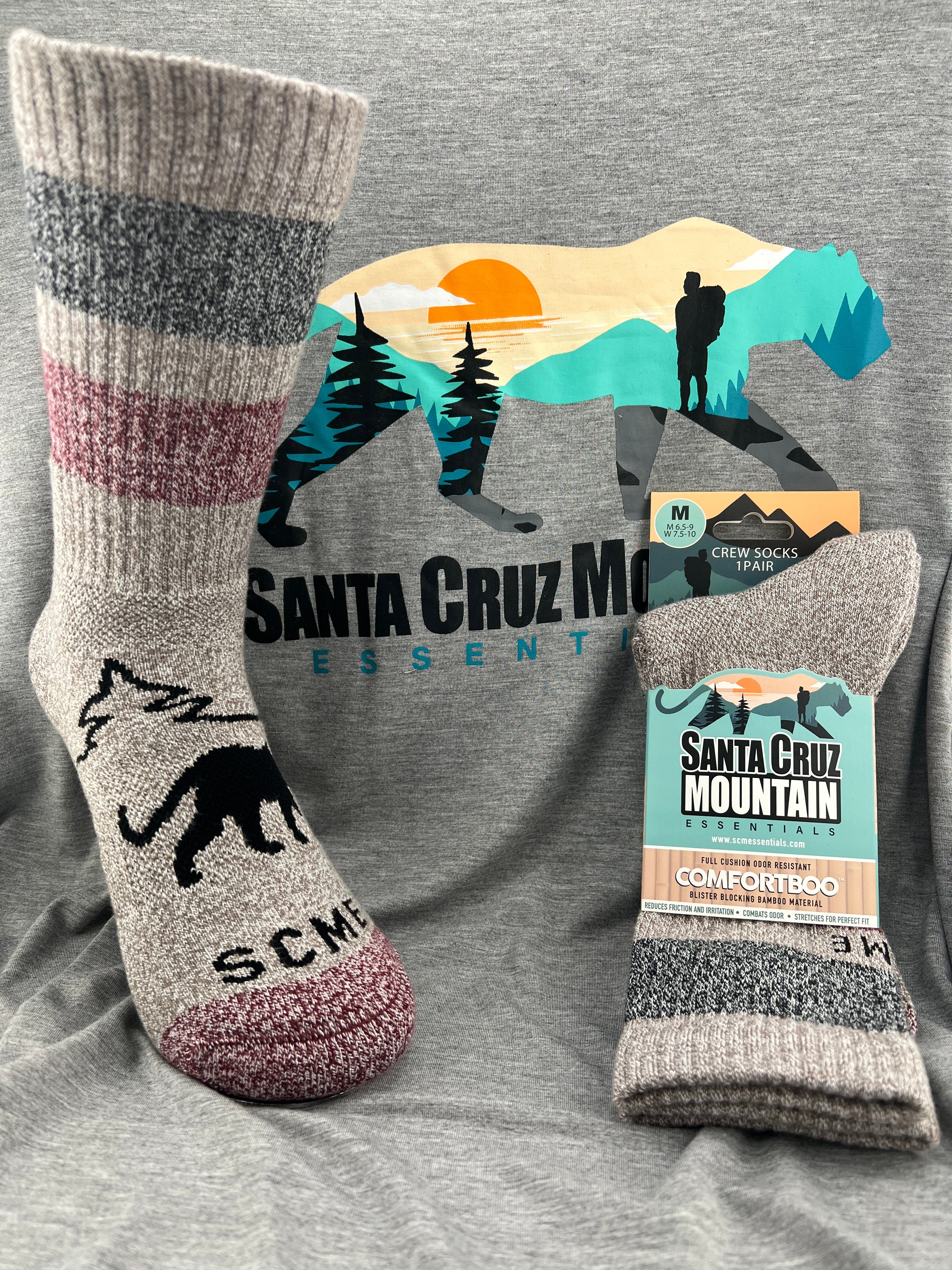 ComfortBoo Hiking Socks The Ultimate Blister-Blocking Bamboo Hiking Socks