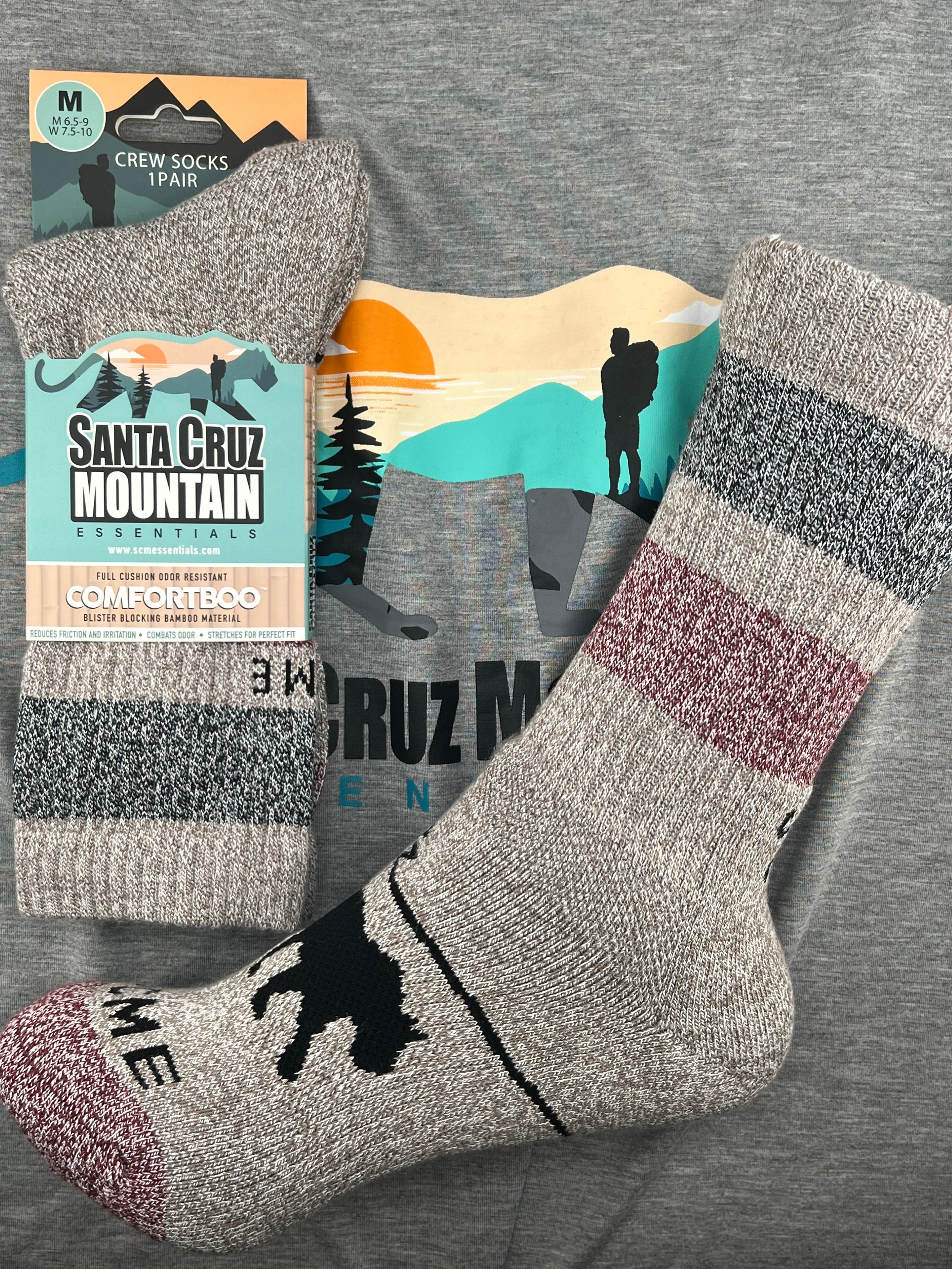 ComfortBoo Hiking Socks The Ultimate Blister-Blocking Bamboo Hiking Socks