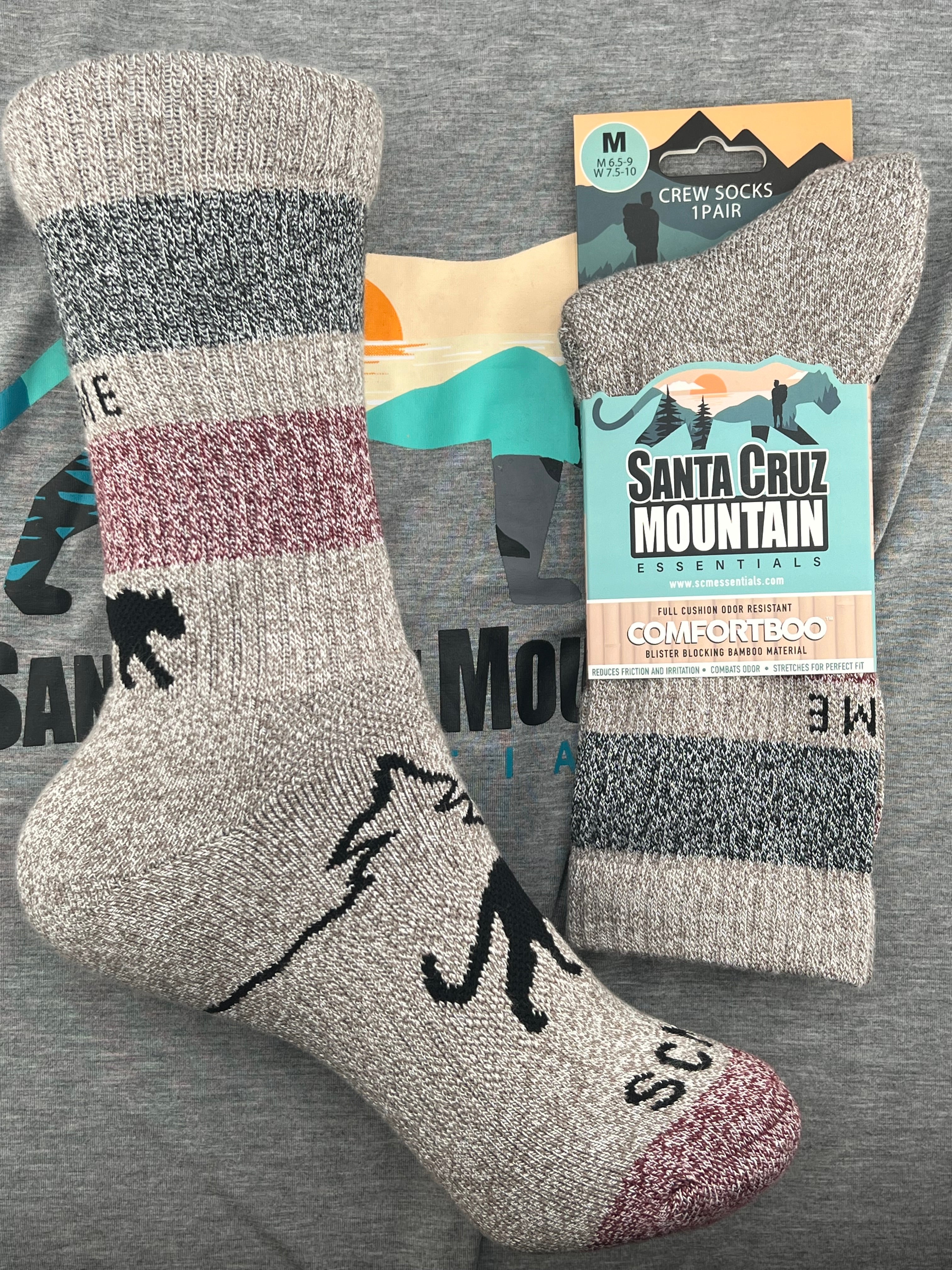 ComfortBoo Hiking Socks The Ultimate Blister-Blocking Bamboo Hiking Socks