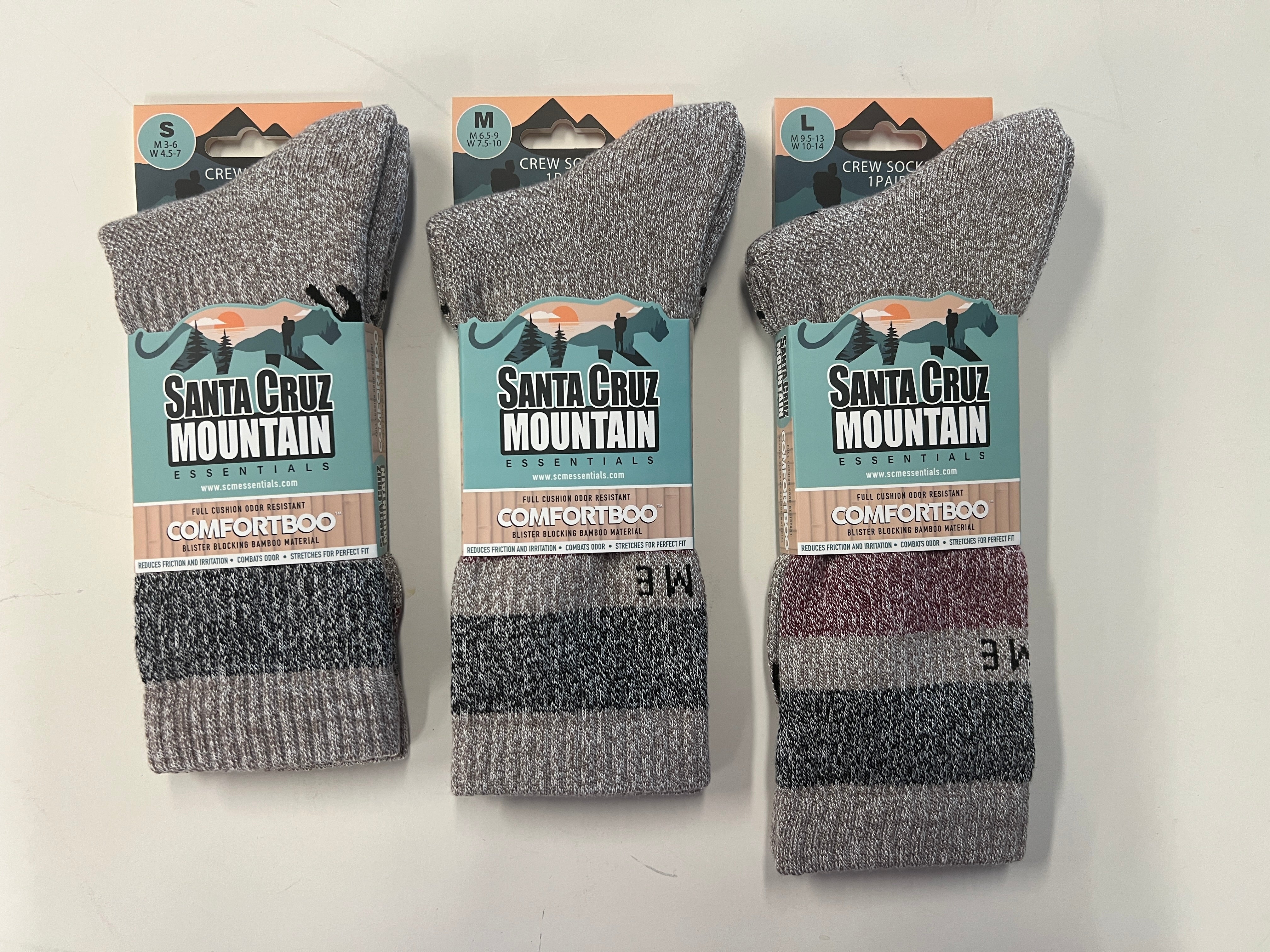 ComfortBoo Hiking Socks The Ultimate Blister-Blocking Bamboo Hiking Socks